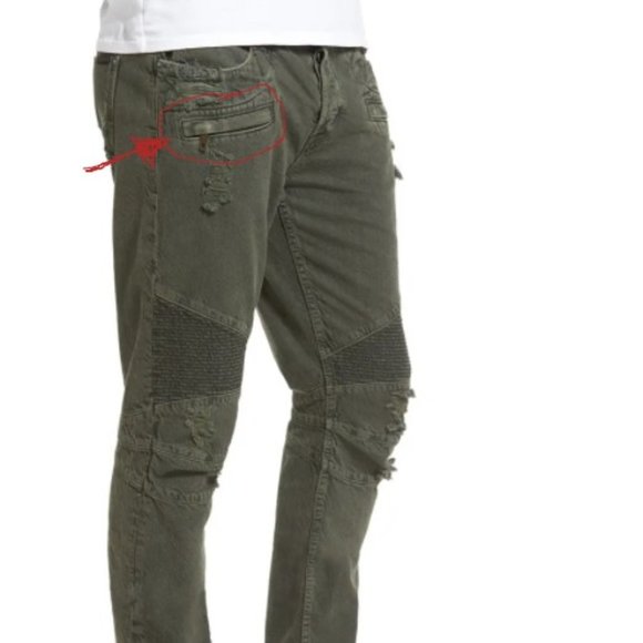 HUDSON JEANS Blinder Biker Jeans READ DESCRIPTION - Picture 6 of 14